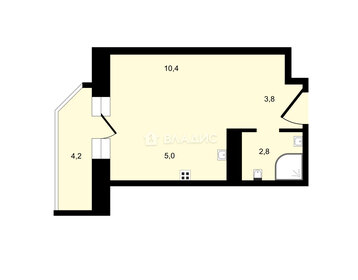 24,5 м², квартира-студия 4 690 000 ₽ - изображение 29