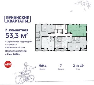 54 м², 2-комнатная квартира 10 854 486 ₽ - изображение 37