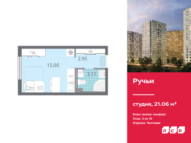 23,2 м², квартира-студия 5 350 000 ₽ - изображение 127