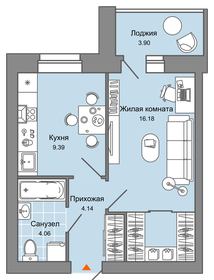 33,1 м², 1-комнатная квартира 3 900 000 ₽ - изображение 69
