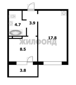 Квартира 34,9 м², 1-комнатная - изображение 1
