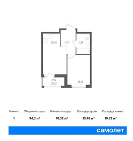 35,9 м², 1-комнатная квартира 5 250 000 ₽ - изображение 17