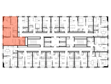 80,7 м², 3-комнатная квартира 12 775 000 ₽ - изображение 57