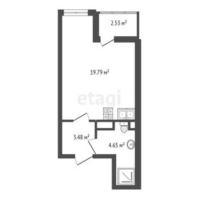 Квартира 27,7 м², студия - изображение 3