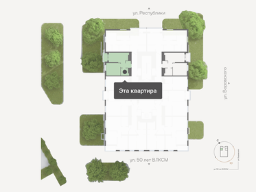 57,4 м², 2-комнатная квартира 11 900 000 ₽ - изображение 44