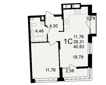 33 м², 1-комнатная квартира 4 650 000 ₽ - изображение 106