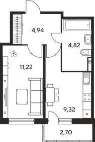 31 м², 1-комнатная квартира 2 800 000 ₽ - изображение 112