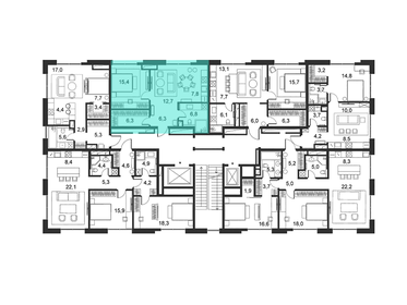 52 м², 1-комнатная квартира 55 000 000 ₽ - изображение 102