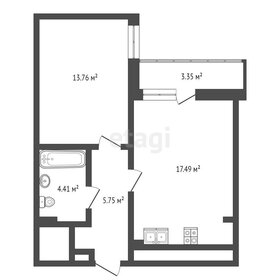 Квартира 41,5 м², 1-комнатная - изображение 1