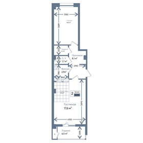 Квартира 55,7 м², 2-комнатная - изображение 1