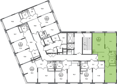 Квартира 60,4 м², 2-комнатная - изображение 2