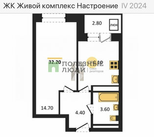32,5 м², 1-комнатная квартира 3 283 000 ₽ - изображение 21