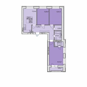 76,5 м², 3-комнатная квартира 8 890 000 ₽ - изображение 15