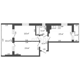 Квартира 67,2 м², 2-комнатная - изображение 1