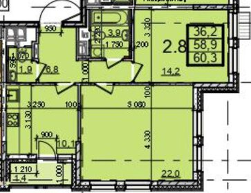 17 м², машиноместо 3 500 ₽ в месяц - изображение 6