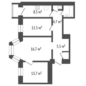 82,3 м², 4-комнатная квартира 7 990 000 ₽ - изображение 7