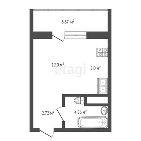 Квартира 25 м², студия - изображение 1