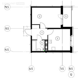 Квартира 41,3 м², 1-комнатная - изображение 1