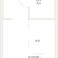 Квартира 27,4 м², студия - изображение 2