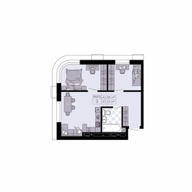 Квартира 47,2 м², 3-комнатная - изображение 1