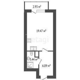 Квартира 29 м², студия - изображение 2