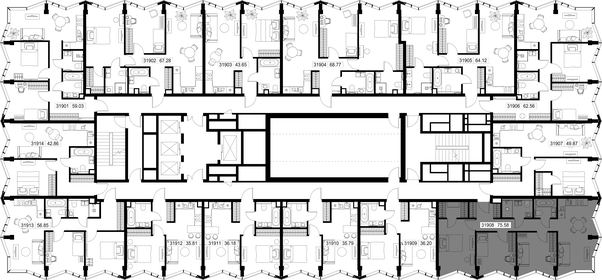 Квартира 75,6 м², 3-комнатная - изображение 3