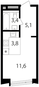 17,5 м², апартаменты-студия 2 900 000 ₽ - изображение 95