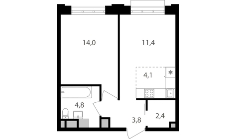 50 м², 2-комнатная квартира 16 800 000 ₽ - изображение 80