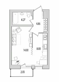 32 м², 1-комнатная квартира 7 500 000 ₽ - изображение 77