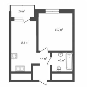 Квартира 36,5 м², 1-комнатная - изображение 1