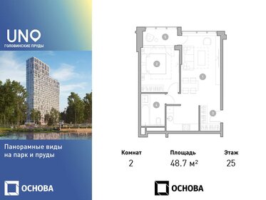 40 м², 2-комнатная квартира 18 400 000 ₽ - изображение 100