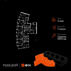 32,5 м², 1-комнатная квартира 8 417 468 ₽ - изображение 42