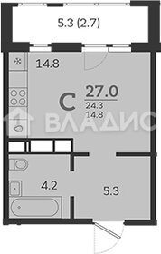 57 м², 2-комнатная квартира 7 353 000 ₽ - изображение 78