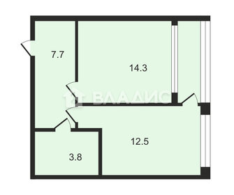 Квартира 41,5 м², 1-комнатная - изображение 1