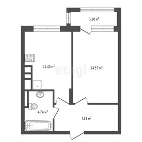 Квартира 40,3 м², 1-комнатная - изображение 1