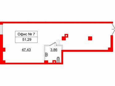 62,6 м², помещение свободного назначения - изображение 5