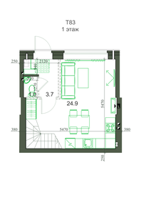 Квартира 83,8 м², 4-комнатная - изображение 1