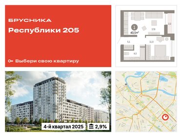 40,4 м², 2-комнатная квартира 7 340 000 ₽ - изображение 10