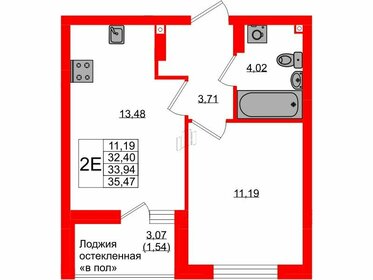 31,1 м², 1-комнатная квартира 3 900 000 ₽ - изображение 101