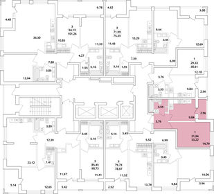 32,4 м², 1-комнатная квартира 9 999 000 ₽ - изображение 74