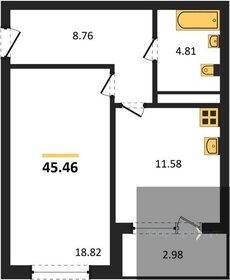 48,9 м², 1-комнатная квартира 7 495 631 ₽ - изображение 29