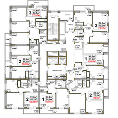 Квартира 73,5 м², 3-комнатная - изображение 5