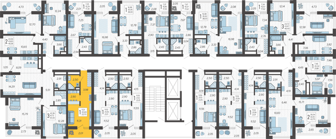 15,8 м², квартира-студия 10 500 000 ₽ - изображение 105