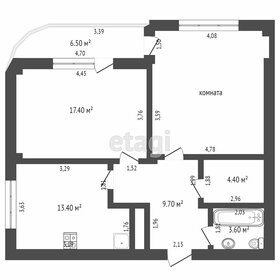 56 м², 2-комнатная квартира 12 900 000 ₽ - изображение 14