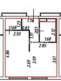 Квартира 31,7 м², 1-комнатная - изображение 1