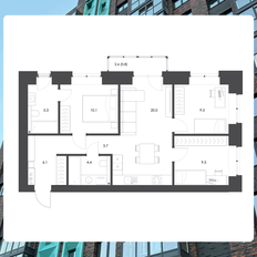 Квартира 71,2 м², 3-комнатная - изображение 2