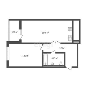 Квартира 41,8 м², 1-комнатная - изображение 1