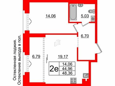 30,1 м², 1-комнатная квартира 3 600 000 ₽ - изображение 44