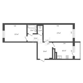 55,7 м², 2-комнатная квартира 5 500 000 ₽ - изображение 32