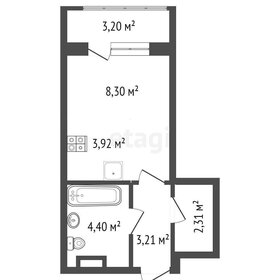 20,4 м², квартира-студия 3 100 000 ₽ - изображение 46